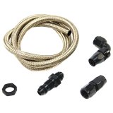 Nitrous Outlet Blow-Down Kits 00-35041-B 90 Degree Blow Down Kit With 90 Degree Bulk Head Fitting (Black Fittings) thumbnail 2