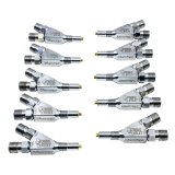 Nitrous Outlet Oxide Systems 00-40011-10 Nozzles, Vortex Ti 1/16" NPT Wet Nozzle - 10 Pack/Straight Annular Discharge/Titanium thumbnail 2