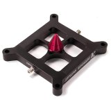 Nitrous Outlet Stinger Plates 00-44500 Oxide Plates, Plate, 4150 Flange, Billet Aluminum, Black Anodized, Plate Only, Fits 4150 Carbureted or EFI Flange, Each thumbnail 1