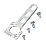 Nitrous Outlet Universal Solenoid Mounting Brackets 00-54003 Oxide Brackets, Bottom Mount, Steel, Zinc Plated, Each thumbnail 1