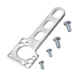 Nitrous Outlet Universal Solenoid Mounting Brackets 00-54003 Oxide Brackets, Bottom Mount, Steel, Zinc Plated, Each thumbnail 2