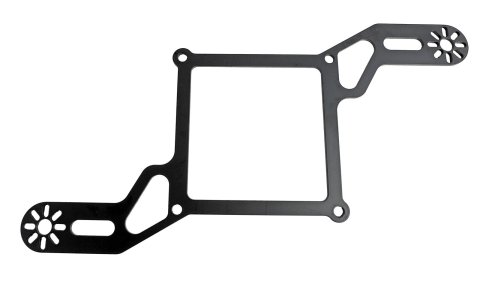 Nitrous Outlet Offset Solenoid Mounting Brackets 00-54602 4500 Flange, 2 bracket Front Center and Back thumbnail 2