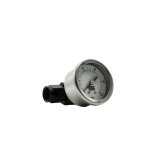 Nitrous Outlet Luminescent Fuel Pressure Gauges 00-63003-4 Gauge, Pressure, 0-15 psi, 1 3/4 in. Diameter, Analog, Full Sweep, Luminescent, Mechanical, -4AN Manifold, White Face, Chrome Bezel, Each thumbnail 2