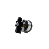 Nitrous Outlet Luminescent Fuel Pressure Gauges 00-63003-B Gauge, Pressure, 0-15 psi, 1 3/4 in. Diameter, Analog, Full Sweep, Luminescent, Mechanical, 3/8 in. NPT Bushing, White Face, Chrome Bezel, Each thumbnail 2