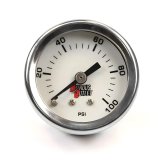 Nitrous Outlet Luminescent Fuel Pressure Gauges 00-63004 Gauge, Pressure, 0-100 psi, 1 3/4 in. Diameter, Analog, Full Sweep, Luminescent, Mechanical, No Manifold, White Face, Chrome Bezel, Each thumbnail 3