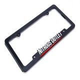 Nitrous Outlet Logo License Plate Frames 00-92200 Frames, ABS, Black, Logo, Each thumbnail 2