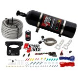 Nitrous Outlet Oxide Plate Systems 00-10102-DRY-15 Systems, EFI Plate, Dry Style, WOT Switch Activation, 15 lbs. Bottle, Designed for 78mm LSX Intakes, Cadillac, Chevrolet, Pontiac, Kit thumbnail 1