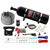 Nitrous Outlet Oxide Plate Systems 00-10102-DRY-15 Systems, EFI Plate, Dry Style, WOT Switch Activation, 15 lbs. Bottle, Designed for 78mm LSX Intakes, Cadillac, Chevrolet, Pontiac, Kit thumbnail 2