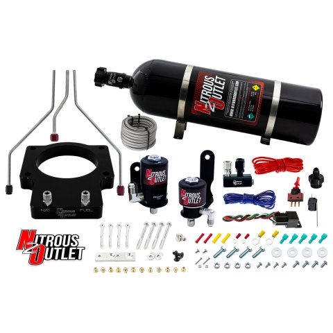 Nitrous Outlet Hardline Oxide Plate Systems 00-10118-92-15 92mm Fast Intake 98-02 F-body 92mm System With 15lb Bottle