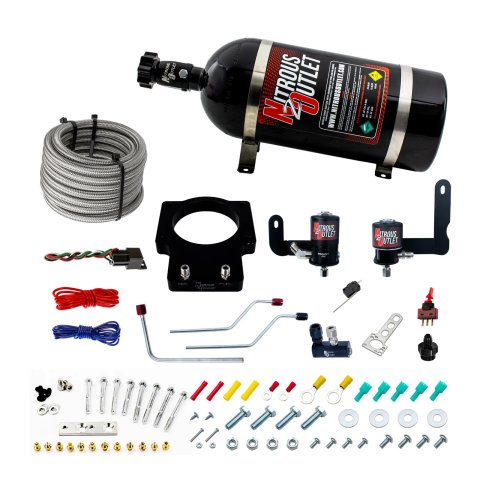 Nitrous Outlet Oxide Plate Systems 00-10123-92-10 92mm Fast Intake 05-09 C6 Corvette System (10lb Bottle)