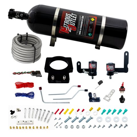 Nitrous Outlet Oxide Plate Systems 00-10123-92-15 92mm Fast Intake 05-09 C6 Corvette System (15lb Bottle)