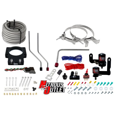 Nitrous Outlet Oxide Plate Systems 00-10123-LS3-00 90mm 2008-2013 C6 LS3 Corvette System (No Bottle)