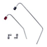 Nitrous Outlet Oxide Plumbing Kits 00-10161-102-HL Kits, GM Holley Hi-Ram 102mm Throttle Body Hardline Kit - Solenoids To Plate thumbnail 1