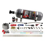 Nitrous Outlet Direct Port Systems 00-10362-R-12 4 Cyl 2 Sol Sys w/ Single Rail Low PSI(12Lb Bottle)(90° Noz) thumbnail 1