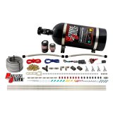 Nitrous Outlet Oxide Systems 00-10362-SBT-10 4 Cyl 2 Sol Direct Port Sys w/ Dist Blocks Low PSI(10Lb Bottle)(SBT Noz) thumbnail 2