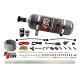 Nitrous Outlet Oxide Systems 00-10363-E85-12 4 Cyl 2 Sol Direct Port Sys w/Dist Blocks E85 Hi PSI(12Lb Bottle)(90° Noz) thumbnail 1