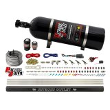 Nitrous Outlet Oxide Systems 00-10363-R-15 4 Cyl 2 Sol Direct Port Sys w/ Single Rail Hi PSI(15Lb Bottle)(90° Noz) thumbnail 1