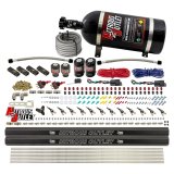 Nitrous Outlet Direct Port Systems 00-10398-DS-10 DS 6 Cyl 4Sol Sys w/Dist Blocks Low PSI(10Lb Bottle)(90° Noz) thumbnail 1