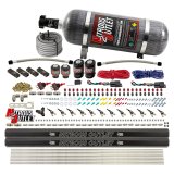 Nitrous Outlet Direct Port Systems 00-10398-DS-12 DS 6 Cyl 4Sol Sys w/Dist Blocks Low PSI(12Lb Bottle)(90° Noz) thumbnail 1