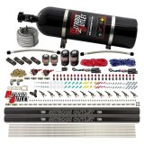 Nitrous Outlet Direct Port Systems 00-10398-DS-15 DS 6 Cyl 4Sol Sys w/Dist Blocks Low PSI(15Lb Bottle)(90° Noz) thumbnail 1