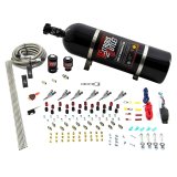 Nitrous Outlet Oxide Systems 00-10398-SBT-15 6 Cyl 2 Sol Direct Port Sys w/ Dist Blocks Low PSI(15Lb Bottle)(SBT Noz) thumbnail 1