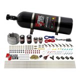 Nitrous Outlet Direct Port Systems 00-10433-H-15 8 Cyl 4 Sol Racers Sys Low PSI( 15lb Bottle)(90° Noz) thumbnail 1