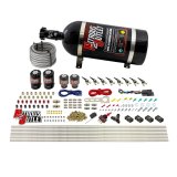 Nitrous Outlet Oxide Systems 00-10433-L-10 8 Cyl 4 Sol Racers Direct Port Sys Low PSI( 10lb Bottle)(90° Noz) thumbnail 1