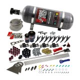 Nitrous Outlet Oxide Systems 00-10435-T-12 Systems, 8 Cylinder Direct Port System - Two .178 Trs (Gas)(5-7-10 psi)(100-400 HP)(12lb Bottle) thumbnail 2