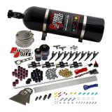 Nitrous Outlet Oxide Systems 00-10435-T-15 Systems, 8 Cylinder Direct Port System - Two .178 Trs (Gas)(5-7-10 psi)(100-400 HP)(15lb Bottle) thumbnail 1