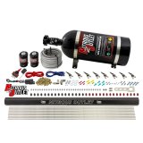 Nitrous Outlet Direct Port Systems 00-10472-H-R-10 8 Cyl 2 Sol Sys w/ Single Rail Low PSI(10Lb Bottle)90° Noz thumbnail 2