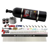 Nitrous Outlet Oxide Systems 00-10473-H-R-15 8 Cyl 2 Sol Direct Port Sys w/ Single Rail Hi PSI(15Lb Bottle)(90° Noz) thumbnail 1