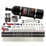Nitrous Outlet Oxide Systems 00-10474-H-R-15 8 Cyl 4 Sol Direct Port Sys w/ Dual Rails Low PSI(15Lb Bottle)(90° Noz) thumbnail 2
