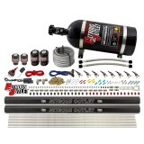 Nitrous Outlet Direct Port Systems 00-10474-L-R-10 8 Cyl 4 Sol Sys w/ Dual Rails Low PSI(10Lb Bottle)(90° Noz) thumbnail 1