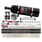 Nitrous Outlet Direct Port Systems 00-10474-L-R-15 8 Cyl 4 Sol Sys w/ Dual Rails Low PSI(15Lb Bottle)(90° Noz) thumbnail 2