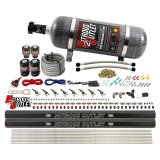 Nitrous Outlet Oxide Systems 00-10475-H-R-12 8 Cyl 4 Sol Direct Port Sys w/ Dual Rails Hi PSI(12Lb Bottle)(90° Noz) thumbnail 1