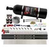 Nitrous Outlet Oxide Systems 00-10475-H-R-15 8 Cyl 4 Sol Direct Port Sys w/ Dual Rails Hi PSI(15Lb Bottle)(90° Noz) thumbnail 1