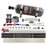 Nitrous Outlet Oxide Systems 00-10475-L-R-12 8 Cyl 4 Sol Direct Port Sys w/ Dual Rails Hi PSI(12Lb Bottle)(90° Noz) thumbnail 2