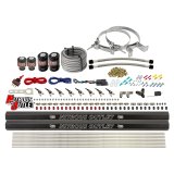 Nitrous Outlet Oxide Systems 00-10475-L-R-00 8 Cyl 4 Sol Direct Port Sys w/ Dual Rails Hi PSI(No Bottle)(90° Noz) thumbnail 2