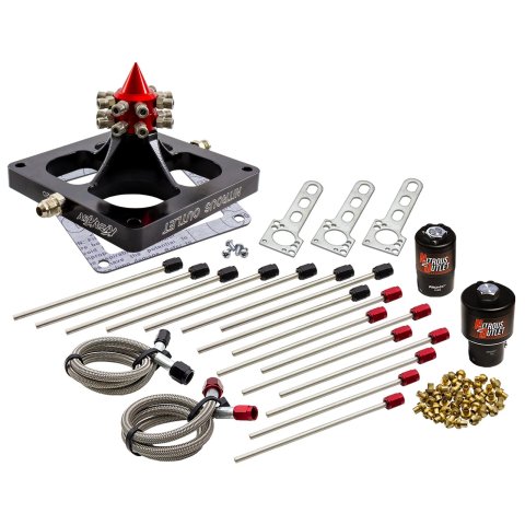 Nitrous Outlet Oxide Systems 00-459002CS-SF Systems, 4500 Kraken Competition Solenoids Forward Brackets (Alcohol)(5-7-10 psi)200-950 HP)