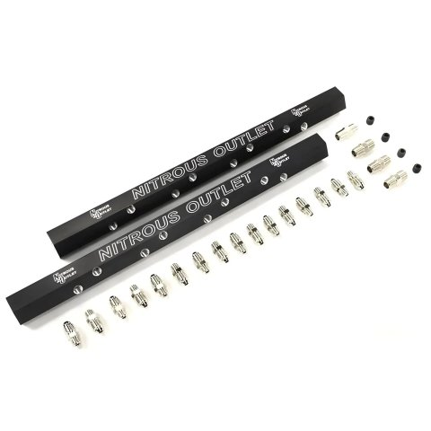 Nitrous Outlet Oxide Plumbing Kits 00-01765-D-F-BODY F- body 4 Solenoid Direct Port Dual Injection Rail Kit