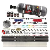 Nitrous Outlet Oxide Systems 00-10362-ALC-R-DS-12 DS 4Cyl 4Sol Direct Port Sys w/ Dual Rails ALC Low PSI(12LB Bottle) 90° Noz thumbnail 2