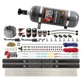 Nitrous Outlet Oxide Systems 00-10362-ALC-SBT-DS-12 DS 4Cyl 4Sol Direct Port Sys w/ Dist Blocks ALC Low PSI(12Lb Bottle)SBT Noz thumbnail 1