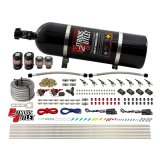 Nitrous Outlet Oxide Systems 00-10362-E85-DS-15 DS 4Cyl 4Sol Direct Port Sys w/ Dist Blocks E85 Low PSI(15Lb Bottle) 90°Noz thumbnail 2