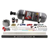 Nitrous Outlet Oxide Systems 00-10362-E85-R-12 4 Cyl 2 Sol Direct Port Sys w/ Single Rail E85 Low PSI(12Lb Bottle) 90° Noz thumbnail 1