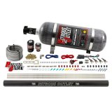 Nitrous Outlet Oxide Systems 00-10362-E85-R-12 4 Cyl 2 Sol Direct Port Sys w/ Single Rail E85 Low PSI(12Lb Bottle) 90° Noz thumbnail 2