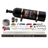 Nitrous Outlet Oxide Systems 00-10362-E85-R-15 4 Cyl 2 Sol Direct Port Sys w/ Single Rail E85 Low PSI(15Lb Bottle) 90° Noz thumbnail 2