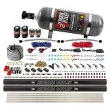 Nitrous Outlet Oxide Systems 00-10362-E85-R-DS-12 DS 4 Cyl 4Sol Direct Port Sys w/ Dual Rails E85 Low PSI(12Lb Bottle) 90°Noz thumbnail 2
