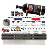 Nitrous Outlet Direct Port Systems 00-10362-R-DS-10 DS 4 Cyl 4 Sol Sys w/ Dual Rails Low PSI(10Lb Bottle)(90° Noz) thumbnail 2