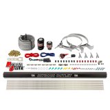 Nitrous Outlet Oxide Systems 00-10362-R-SBT-00 4 Cyl 2 Sol Direct Port Sys w/ Single Rail Low PSI(No Bottle)(SBT Noz) thumbnail 1