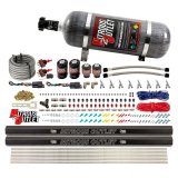 Nitrous Outlet Oxide Systems 00-10362-R-SBT-DS-12 DS 4 Cyl 4 Sol Direct Port Sys w/ Dual Rails Low PSI(12Lb Bottle)(SBT Noz) thumbnail 2